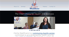 Desktop Screenshot of clarity-healthcare.org